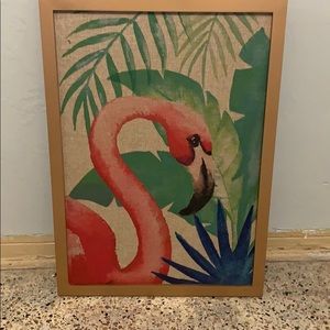 Flamingo wall decor